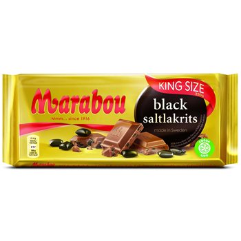 Marabou Black Salted Lakrice 220 g