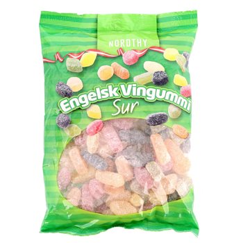 Nordthy English Wine Gum Sour 900G