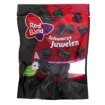 Rød band Schwarze Juwelen 200G