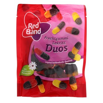 Rødt band Fruchtgummi Licorice Duos 200G