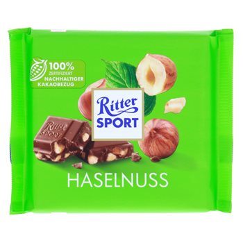 Ritter Sport Milch mit Haselnusssplitter 100 g