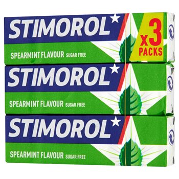 Stimorol spearmint sukkerfri 3-pack 42 g