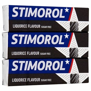 Stimorol Real Liquorice Sugar Free 3-pack 42 g