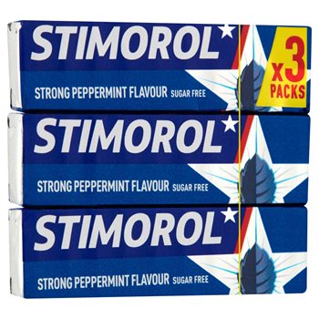 Stimorol starke Pfefferminzzuckerfrei 3-Pack 42 g