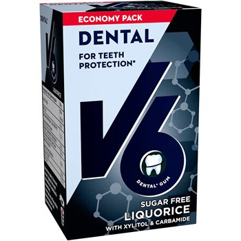 V6 Dental Care Liquorice 70 G