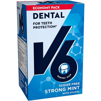 V6 pacchetto economico di menta forte 72 g